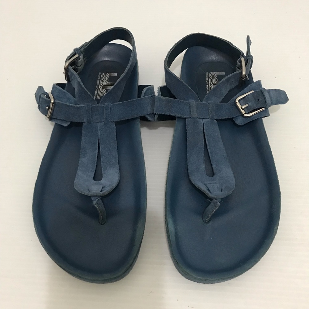 Belle Sigerson Morrison  Flat Suede Women’s Sandals - Size 7B